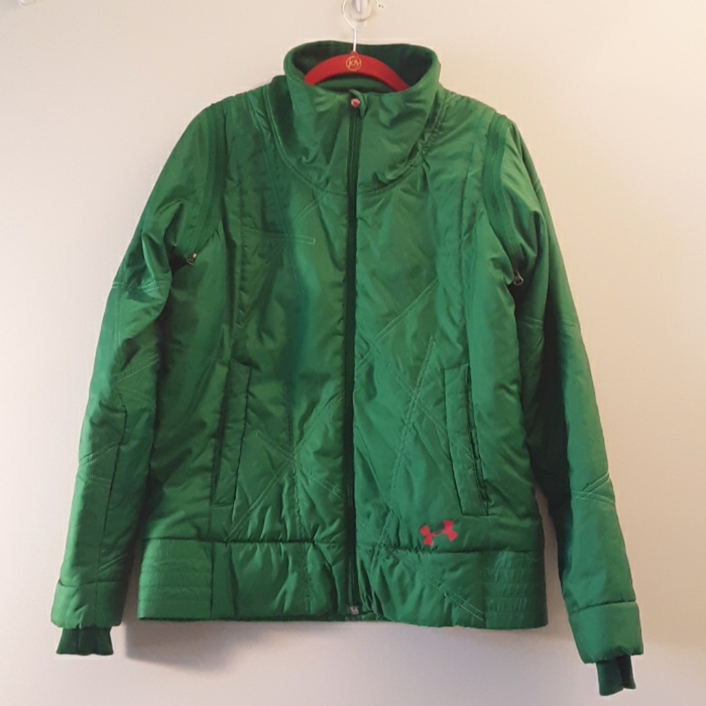 Under Armour Green Puffer Jacket/Vest